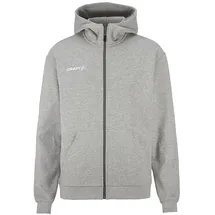 Craft Community 2.0 Logo Kapuzenjacke Herren 950000 - grey melange XS