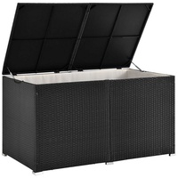 Polyrattan Auflagenbox Ikaria 950 L mit Innenplane – Garten Kissenbox Gartenbox
