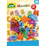 Lena 65745 - Magnet: Großbuchstaben, 3 cm, 36 Buchstaben Magnete