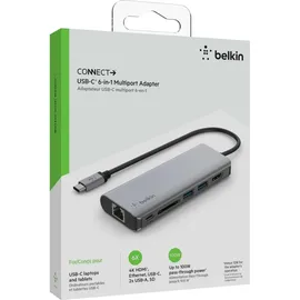 Belkin USB-C 6-in-1 Multiport Adapter