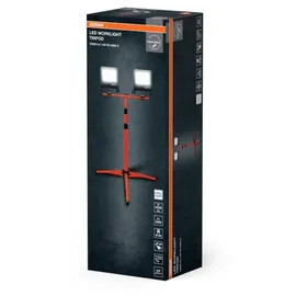 Osram Worklights Tripod, Arbeitslicht mit 2x50W Strahler und Stativ, 4000K, 2x4500 Lumen