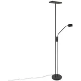 Design-uplighter Jazzy Mit Leselampe Eckig Schwarz