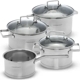 classbach Topf-Set 7-tlg. Kochtopf + Kochtopf + Kochtopf + Kochtopf + Kochtopf + Kochtopf + Kochtopf