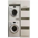 laundreezy Mehrzweckschrank-Set LAUNDREEZY LDLK1 117,5 x 200 x 67,5 cm weiß
