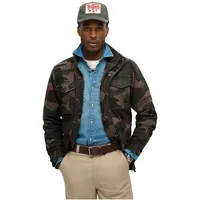 Superdry Rookie Military Jacke - Troops Camo Green -