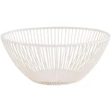 APS Korb -SVART- in whisper white Ø 20 cm, H: 8 cm