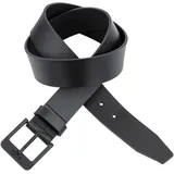 Boss Herrengürtel Leder schwarz 105