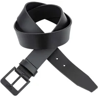 Boss Herrengürtel Leder schwarz 105