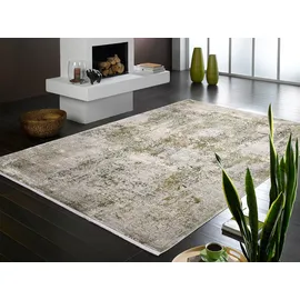 OCI DIE TEPPICHMARKE BESTELLER CAVA Hochflorteppich 300 x 400 cm Grau/Grün