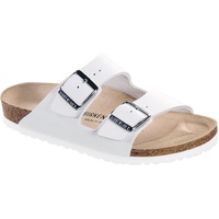 Birkenstock BIRKENSTOCK Arizona weiß Leder 051131 + 051133 Pantolette weiß 44 schmal