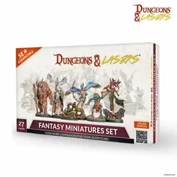 Dungeons & Lasers - Monster Miniaturen Sets (Unbemalt) - Fantasy Miniatures Set
