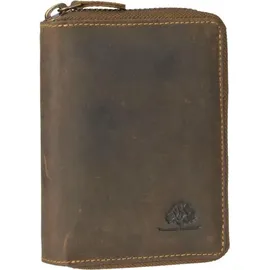 GREENBURRY Vintage Geldbörse Unisex braun