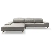 Musterring Ecksofa MR 2490 Leder Light Grey 207 x 342 cm