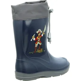 Beck Jungen Ritter Gummistiefel, blau, 24 EU