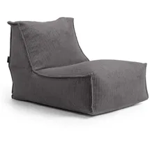 mokebo Sitzsack Der Gelassene Cord 60 x 65 x 95 cm Grau