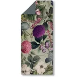 Descanso Strandtücher Onaz, Microfaser (Packung, 1-St), Reisehandtuch - Sporttuch, yoga, Mikrofaser, saugfähig grün 50 cm x 100 cm