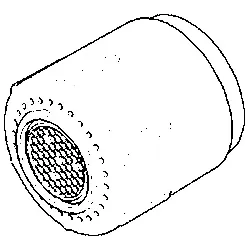 Dornbracht Einsatz, Brausen 9012010740090 ERSATZTEILE 90120107400 90 x 90 x 30 mm