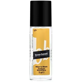 bruno banani Man's Best Deo Spray, 75ml + maskulin, macht Verführung super einfach, 75 ml