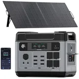 OUKITEL P2001E Pro Solar Generator 3200W mit 400W Solarmodule, 2048Wh Tragbare Powerstation (6400W Peak), LiFePO4 Batterie, 220V-240V, Für Camping/Home-Office 2026 Neue