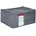 30 x 60 x 45 cm 2-tlg grau transparent