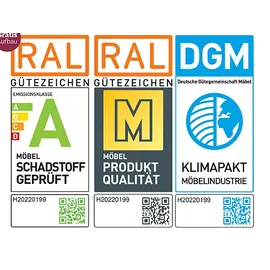 sit&more Polsterhocker SIT & MORE "Morris", grau (light grau), B:103cm H:47cm T:69cm, Hocker, Polsterhocker, wahlweise mit praktischen Stauraum