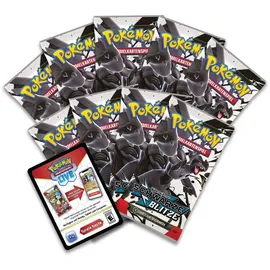 Pokémon Top Trainer Box Karmesin & Purpur Schwarze Blitze 