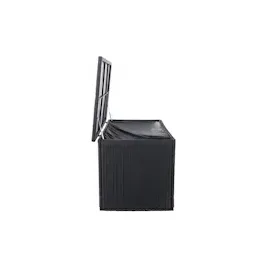 CLP Polyrattan Auflagenbox Comfy 5mm schwarz/125 cm