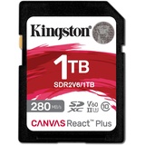 Kingston Canvas React Plus V60 1TB SDXC Speicherkarte 4K-UHS-II