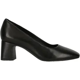 CLARKS Fernie Court Shoe, Black Leather, 37 EU