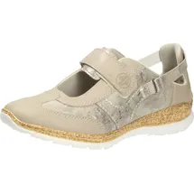 Rieker Slipper Damen Weite E Silber 38