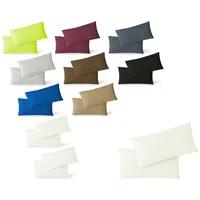 EXKLUSIV HEIMTEXTIL Kissenbezug Doppelpack mit Reißverschluss 40 x 80