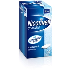 Nicotinell Kaugummi 4 mg Cool Mint 96 Stück