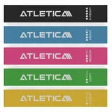 Atletica Mini-Widerstandsbänder Schwarz