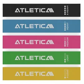 Atletica Mini-Widerstandsbänder Schwarz
