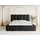 WFL GROUP Amira 180 x 200 cm Schwarz