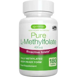 Igennus Reine Folsäure als L-Methylfolat Tabletten 180 St.
