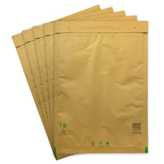 10 Versandtaschen Luftpolsterumschläge 320 x 455 mm DIN A3 Luftpolsterversandtaschen Luftpolstertaschen Gr. I/9 I9 braun Umschläge haftklebend gepolstert Polsterumschlag Taschen