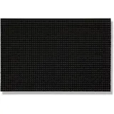 Carpido Wetterfeste Fußmatte Garten - Schwarz 40 x 60 cm - Schmutzfangmatte außen - Fussmatte leicht zu reinigen - Türmatte Plastik Borsten 1,4 cm hoch