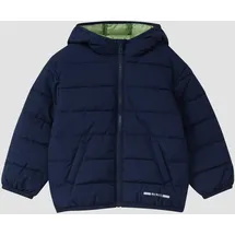 s.Oliver Junior Jungen 2175784 Steppjacke mit Kapuze in Oversize - blau - 92