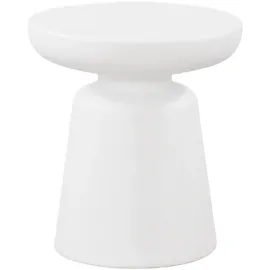 [en.casa] - Beistelltisch Posio 44xØ40 cm Weiß