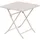 Hespéride Gartentisch klappbar 2 Plätze 80 x 80 x 75 cm Lehmfarben