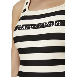 Marc O'Polo Badeanzug Classic Stripes Schwarz/Weiß XS