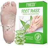 2 Paar Hornhautentferner, Hornhaut Entfernen Fuß, Fuß Exfoliating Fußmaske, Effektive Fußpflege, Fuß Hornhaut Entferner Für Zarte Füße, Foot Peel Mask für Männer und Frauen (Vera)