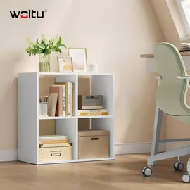 Woltu Aktenregal 60 x 60 x 29 cm Weiß