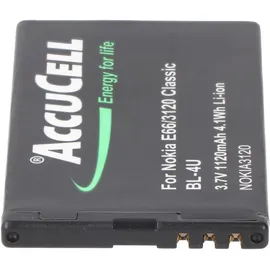 AccuCell Li-Ion-Akku 900mAh 3.7V für Nokia BL-4U, BL-4UV, MP-S-V, N4U85T, TB-BL4U