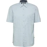 s.Oliver Regular Fit: Karohemd mit Brusttasche aus Baumwollstretch - blau|creme|mehrfarbig - 3XL