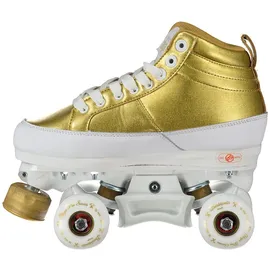 CHAYA Kismet Barbiepatin Rollschuhe - Gold - EU 40