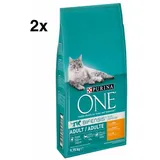 PURINA ONE BIFENSIS ADULT KATZENFUTTER PREMIUM TROCKENFUTTER HUHN 2 x 9,75 KG