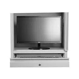 Gürkan PC-Schrank grau