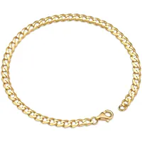 FIRETTI Goldarmband Panzerkette Gelbgold 585